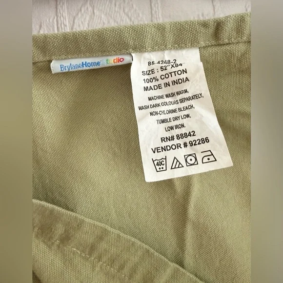 3Piece Brylane Home Studio Curtains - Picture 3 of 3